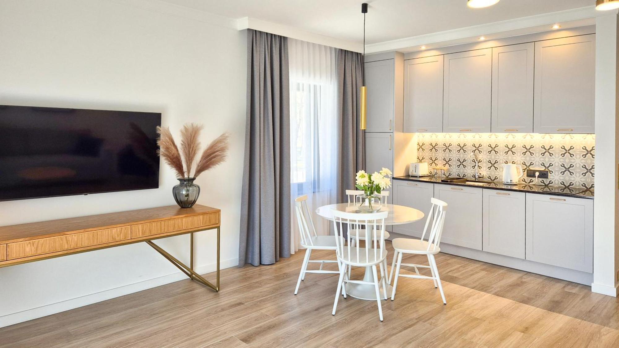 Apartamenty Dudek - Stylowe Apartamenty, 5 Minut Pieszo Do Morza! Rowy  Exteriér fotografie